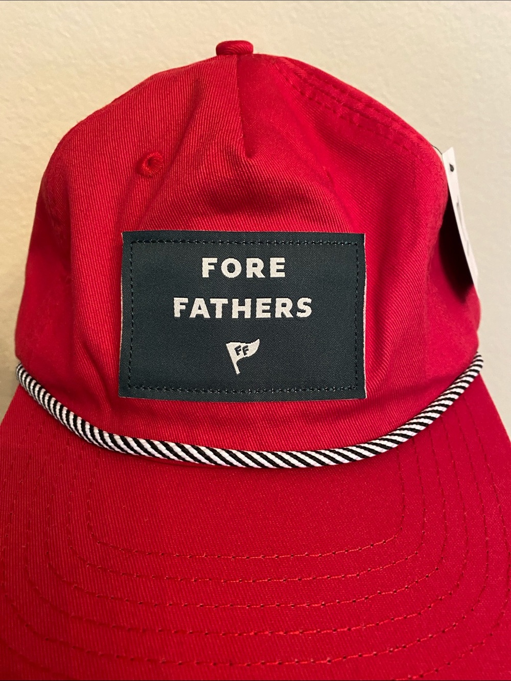 NWT Fore Fathers FF Diapers Grass Grills Rope Hat
